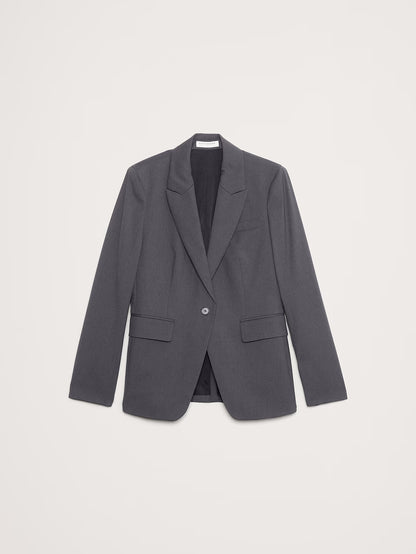 Banana Republic - Slim Italian Lightweight Wool Blazer Charcoal Grey