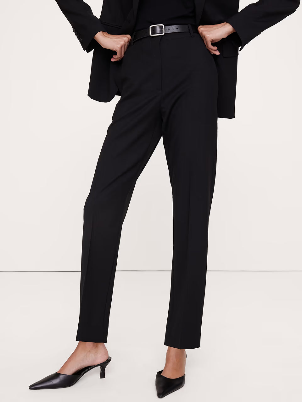 Banana Republic - Ultra High-Rise Modern Slim Italian Lightweight Wool Ankle Pant