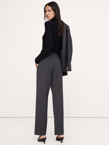 Banana Republic -  Ultra High-Rise Modern Slim Italian Lightweight Wool Ankle Pant