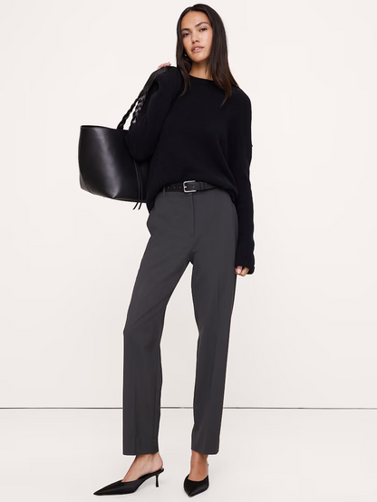 Banana Republic -  Ultra High-Rise Modern Slim Italian Lightweight Wool Ankle Pant