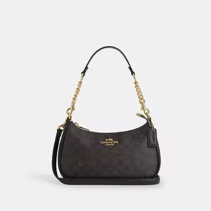 Coach Teri Shoulder Bag In Signature Canvas
