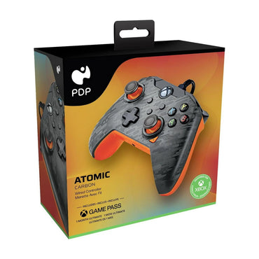 PDP Wired Controller: Atomic Carbon - Xbox Series X|S, Xbox One, & Windows 10/11