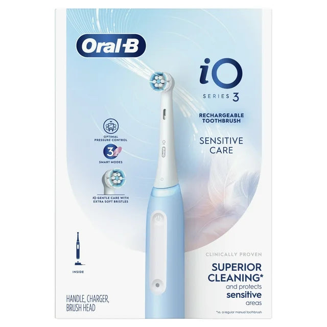 Oral-B iO Series 3 Electric Toothbrush with Brush Head, Rechargeable