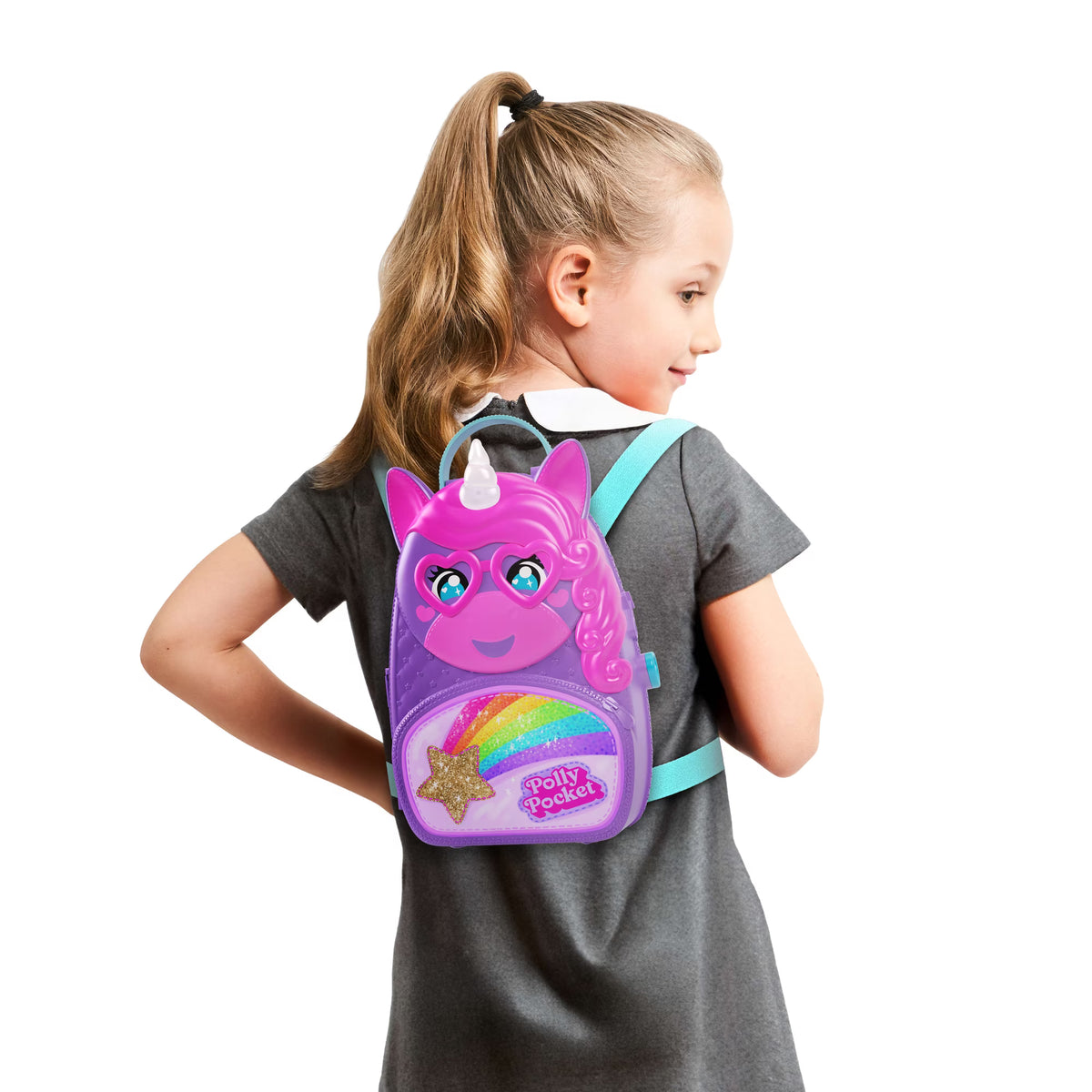 Polly Pocket Unicorn Travel Backpack Playset