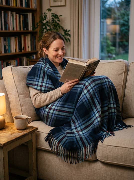Patrick King Woollen Company Norway Night Deluxe Wool Blanket