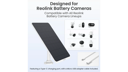 Reolink Solar Panel 3 - 12W Solar Panel for Battery Cameras
