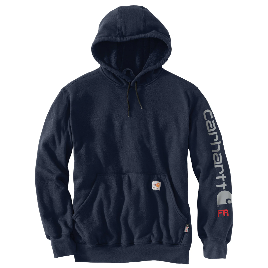 Carhartt FR Force Marquette Logo Sweatshirt - Navy
