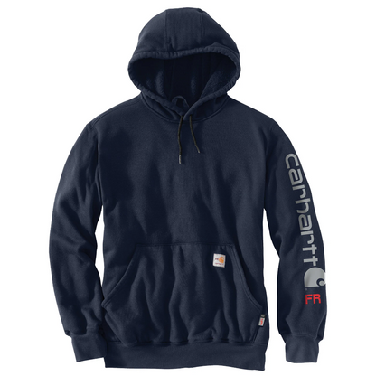 Carhartt FR Force Marquette Logo Sweatshirt - Navy