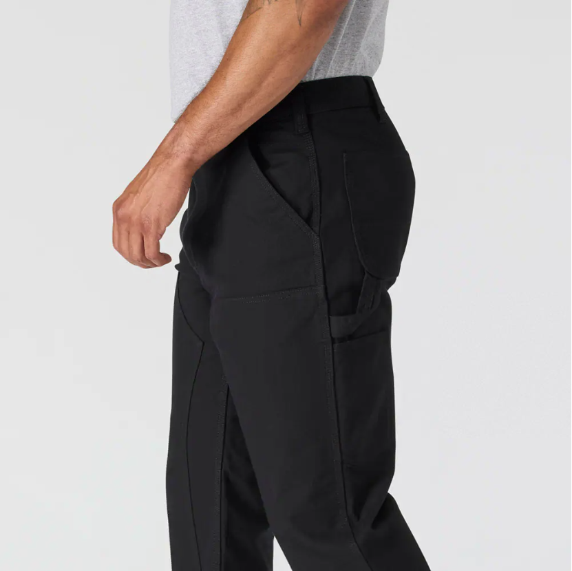 Carhartt Relaxed Straight Rugged Flex Duck Double-Front Dungaree - Black