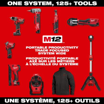 Milwaukee Tool 12V M12 Lithium-Ion Compact (CP) 2.0 Ah REDLITHIUM Battery
