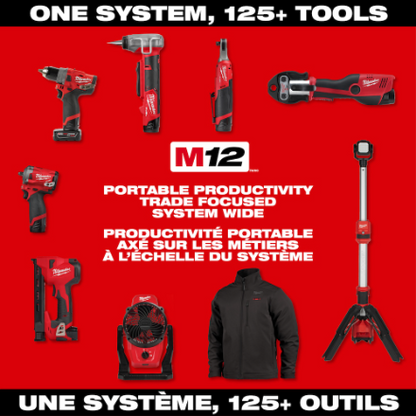 Milwaukee Tool 12V M12 Lithium-Ion Compact (CP) 2.0 Ah REDLITHIUM Battery