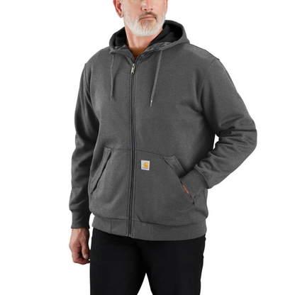 Carhartt Paxton Thermal-Lined Full-Zip Sweatshirt - Carbon Heather