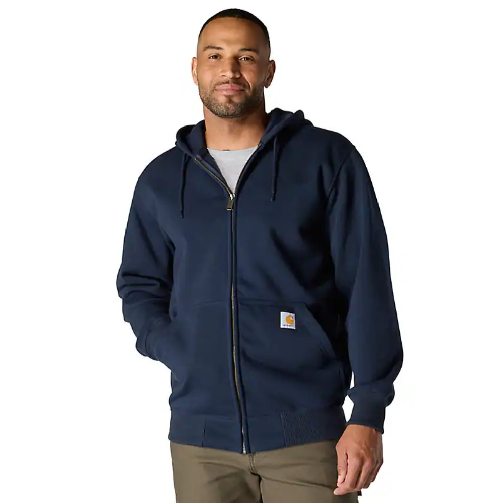Carhartt Rain Defender Paxton Full Zip Sweatshirt - New Navy