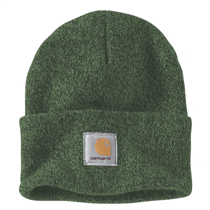 Carhartt Iconic A18 Watch Cap Beanie - Harvest Sage/Forestry Green Marl
