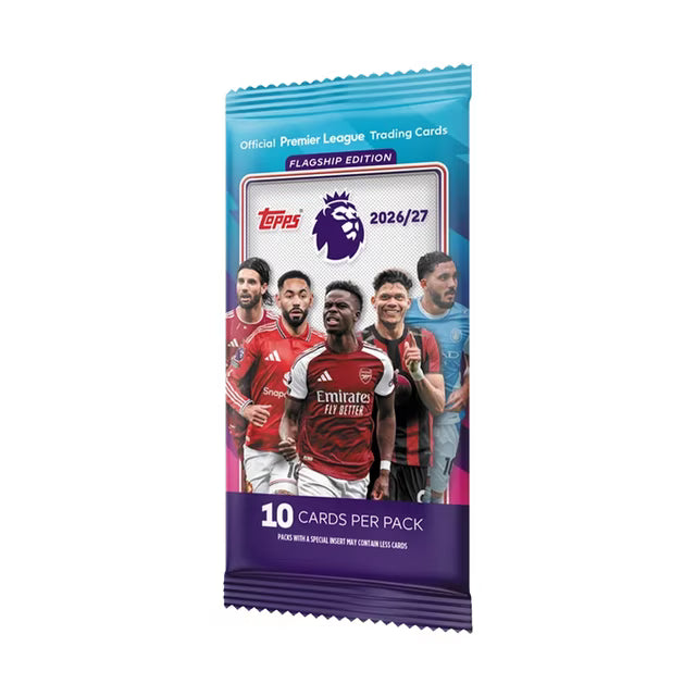 2026-27 SOCCER  -  TOPPS PREMIER LEAGUE FLAGSHIP - PINK SUPER TIN 3