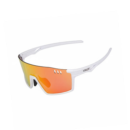 EKOI VISION Cat3 Sunglasses - White Revo Red