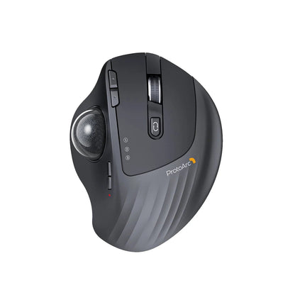 ProtoArc EM01 NL Trackball Ergonomic Mouse - Gray