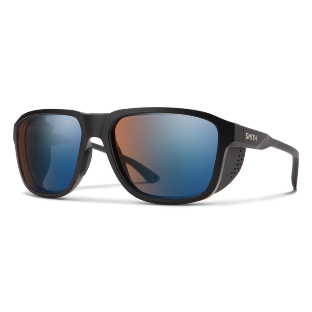Smith Embark Sunglasses - Matte Black + ChromaPop Glacier Photochromic Copper Blue Mirror Lens