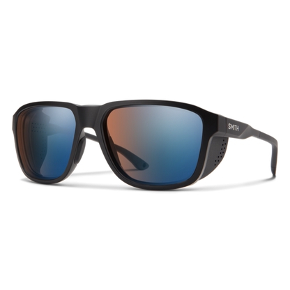Smith Embark Sunglasses - Matte Black + ChromaPop Glacier Photochromic Copper Blue Mirror Lens