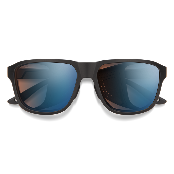Smith Embark Sunglasses - Matte Black + ChromaPop Glacier Photochromic Copper Blue Mirror Lens