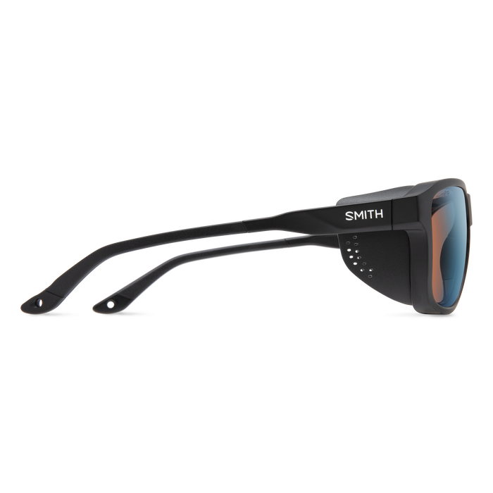 Smith Embark Sunglasses - Matte Black + ChromaPop Glacier Photochromic Copper Blue Mirror Lens