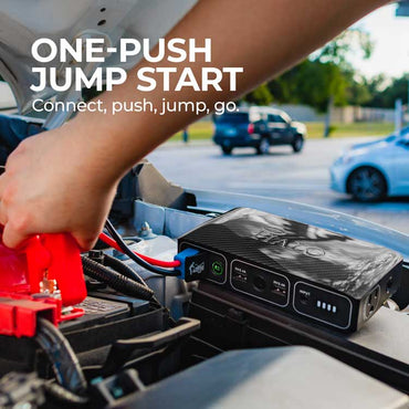 Halo Bolt 58830 Mwh Portable Phone Laptop Charger Car Jump Starter with AC Outlet