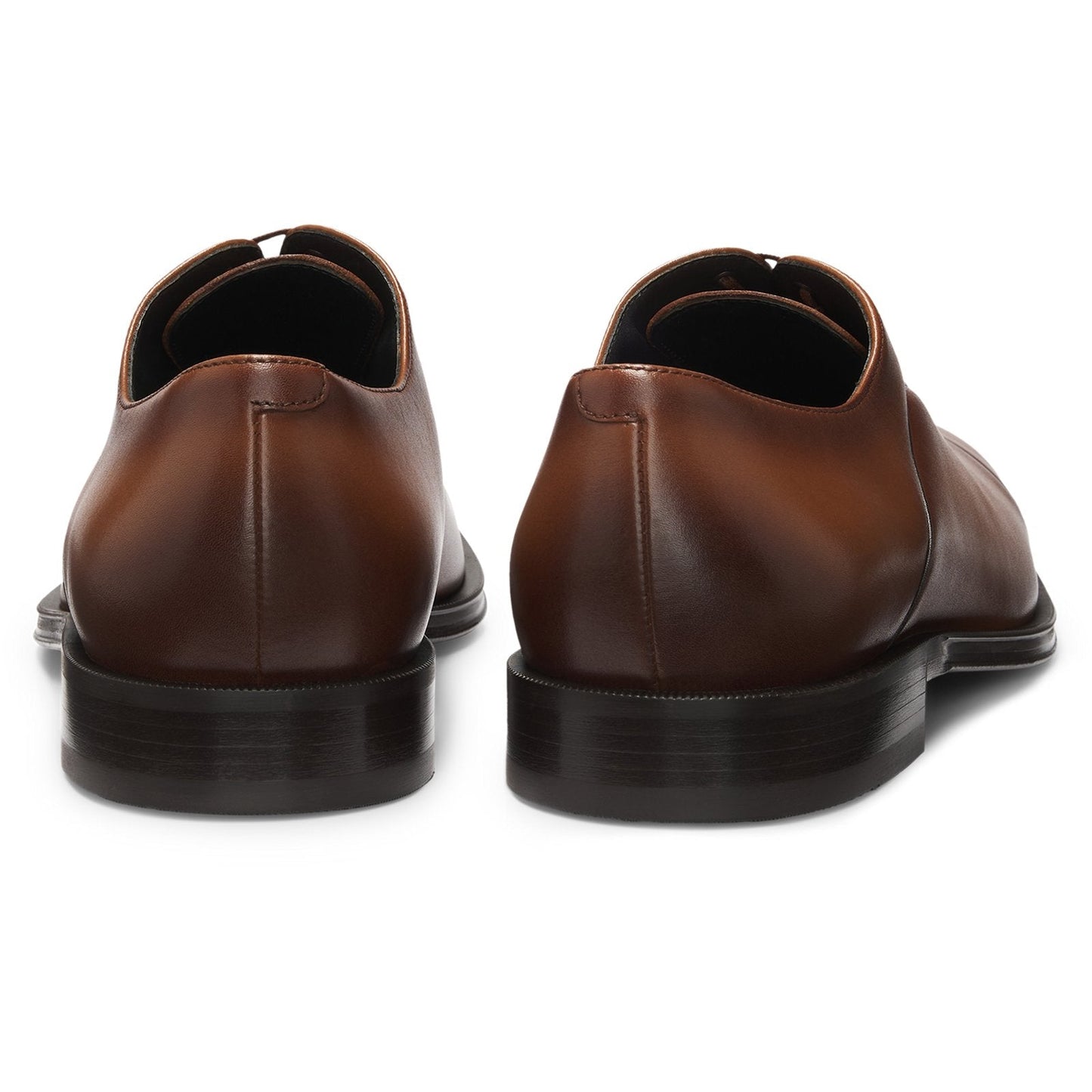 Hugo Boss Captoe Oxford Shoes - Smooth Leather Medium Brown
