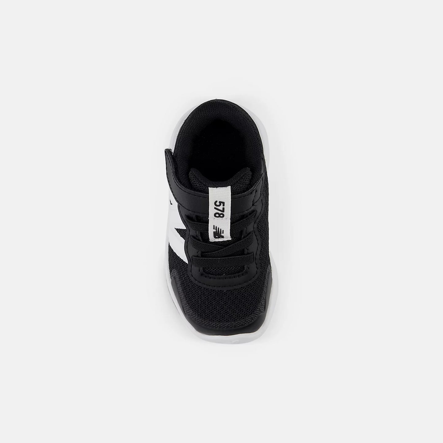New Balance Kids' 578v1 Bungee Lace with Top Strap - Black