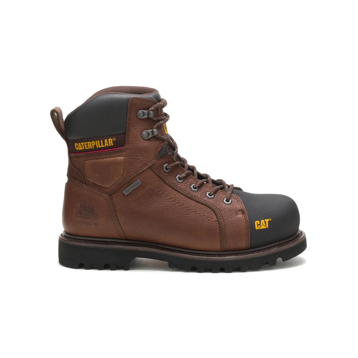 Cat Footwear Men's Control 6" Waterproof TX Composite Toe CSA Work Boot - Oak