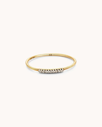 Kendra Scott Mila 14K Yellow Gold Ring in White Diamond