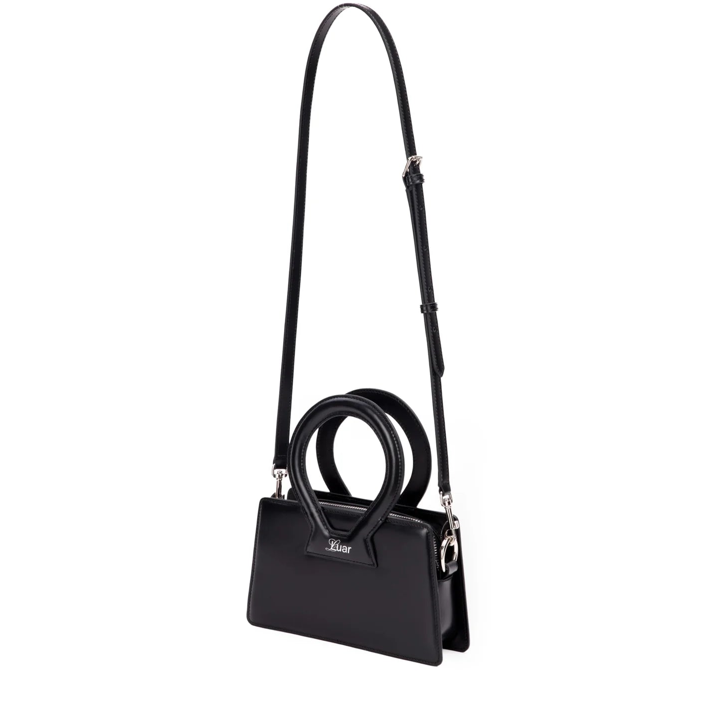 Luar Small Ana in Smooth Black Leather