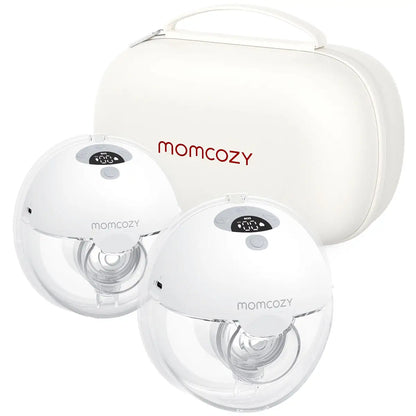 Momcozy M5 Hands Free Dual Portable Electric Breast Pump - Gray