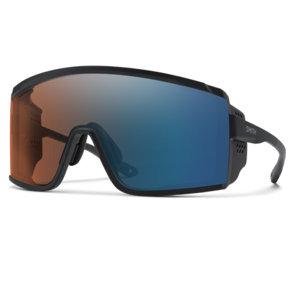 Smith Pursuit Sunglasses - Matte Black + ChromaPop Glacier Photochromic Copper to Gray Lens