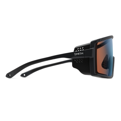 Smith Pursuit Sunglasses - Matte Black + ChromaPop Glacier Photochromic Copper to Gray Lens
