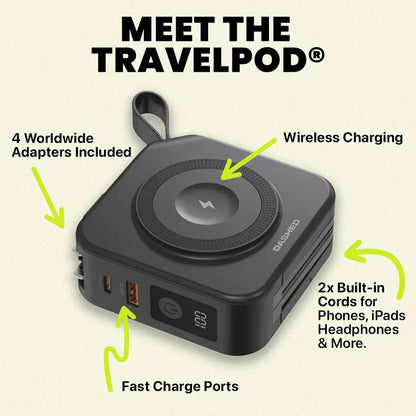 Dashed TravelPod (5-in-1 Travel Charger) 10,000mAh