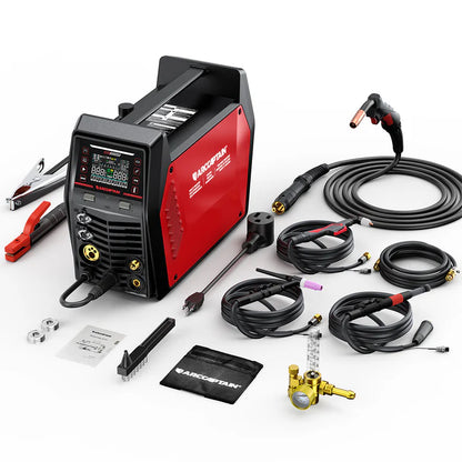 Arccaptain MIG205MP All-in-One Pulse MIG Welder and Cutter Combo