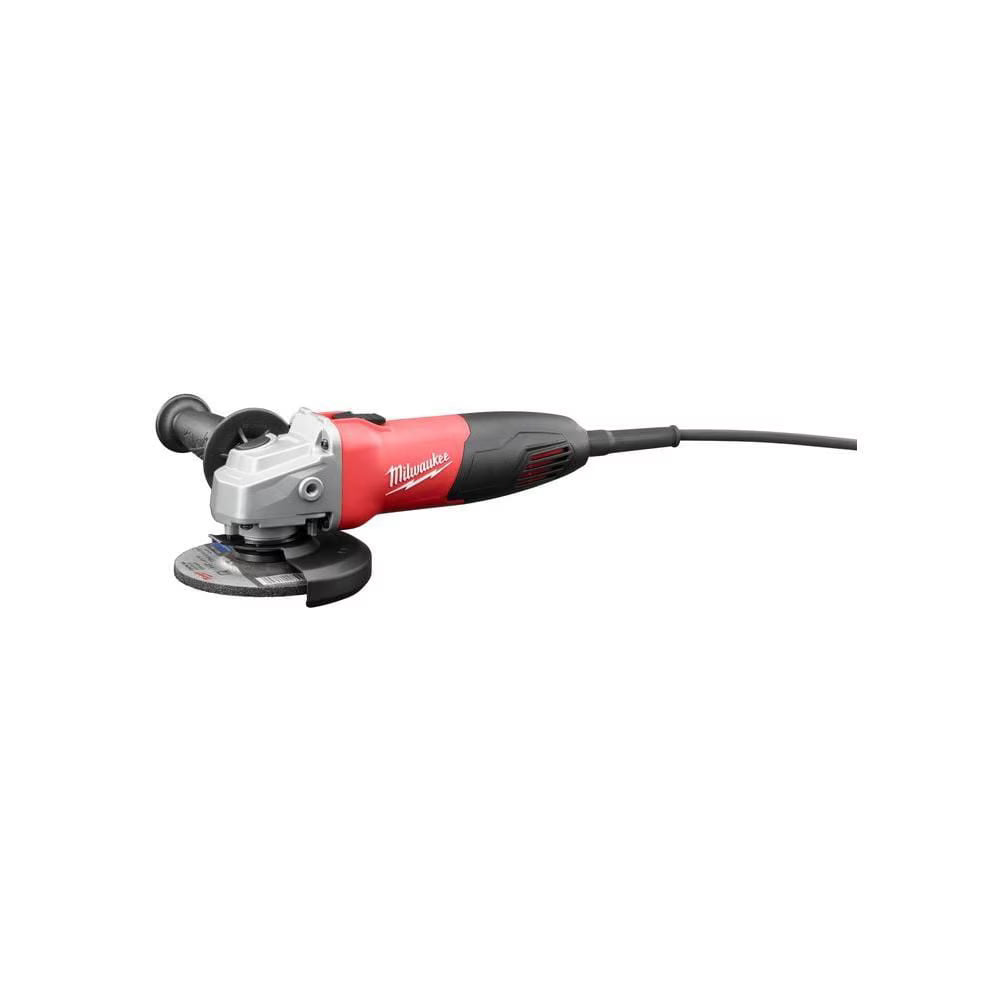 Milwaukee Tool 7 Amp Corded 4-1/2-Inch Small Angle Grinder with Sliding Lock-On Switch