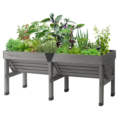 VegTrug Grey Wash Classic Raised Garden Bed Planter (Medium) - PICK UP ONLY