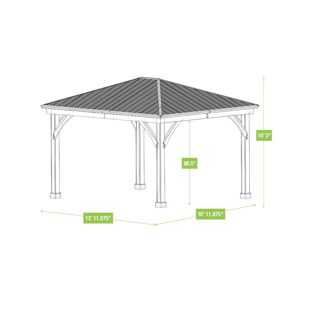 Yardistry 12 ft. x 14 ft. Meridian Gazebo