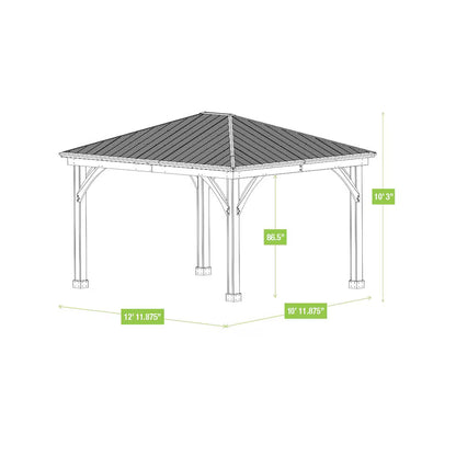 Yardistry 12 ft. x 14 ft. Meridian Gazebo