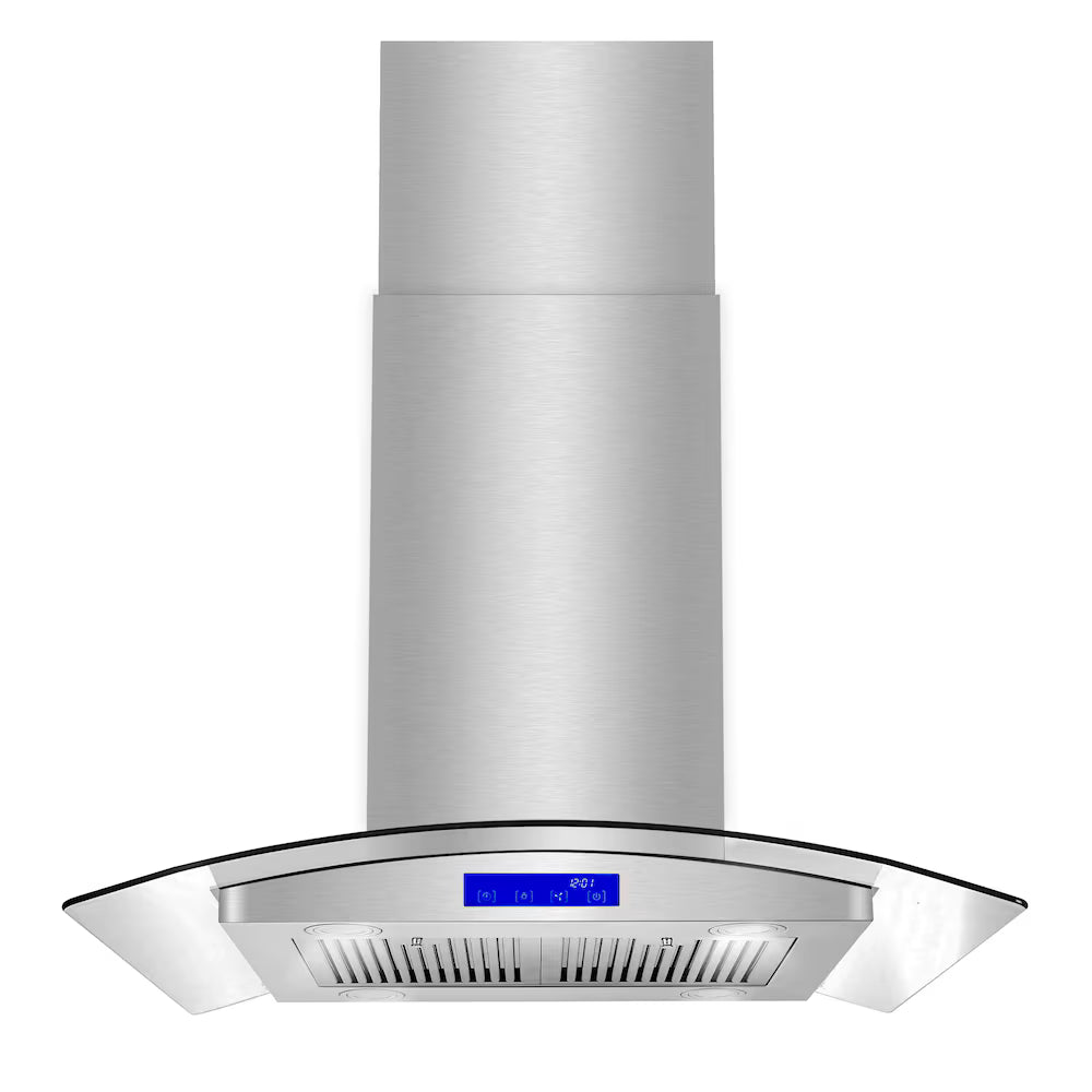 Cosmo 30 in. Lumin Collection Ducted Island Range Hood - PICK UP ONLY