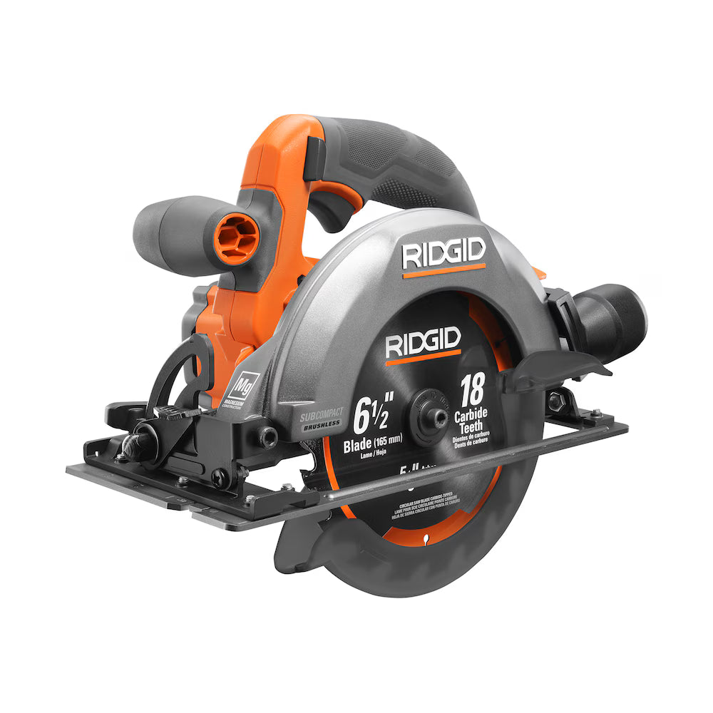RIDGID 18V SubCompact Brushless Cordless 6-1/2-Inch Circular Saw (Tool-Only)