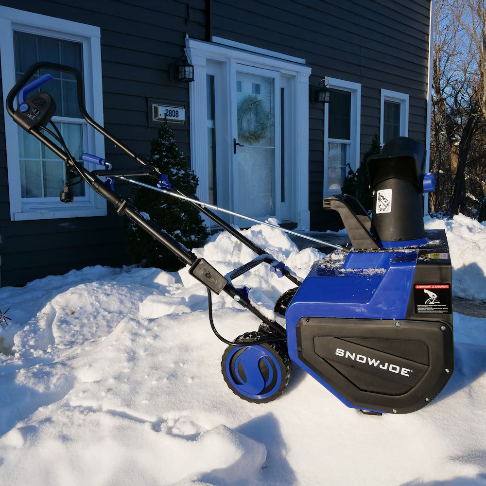 Snow Joe 22-inch 15 Amp Electric Snow Blower with Dual LED Lights and Cover - PICK UP ONLY