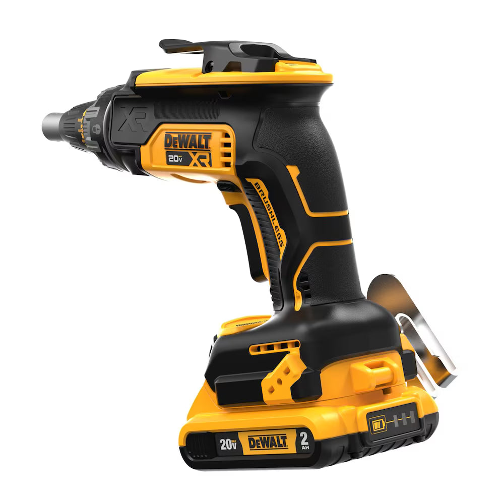 DEWALT 20V MAX Lithium-Ion Cordless Brushless Drywall Screwgun Kit