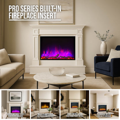 ActiveFlame Pro Series 36-in Electric Fireplace Insert - PICK UP ONLY