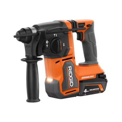 RIDGID 18V Brushless 1 in. SDS-Plus Rotary Hammer Kit