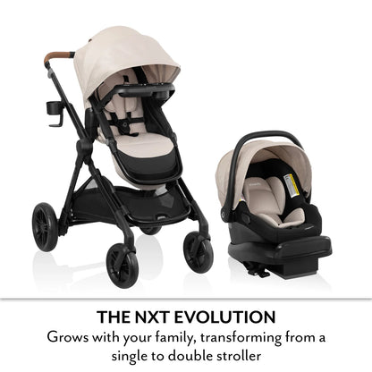 Evenflo Pivot Xpand NXT Travel System - Canyon Beige