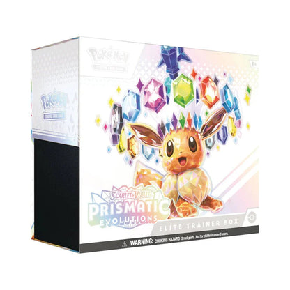 Pokémon TCG: Prismatic Evolutions 2-Pack Elite Trainer Box and Booster Bundle