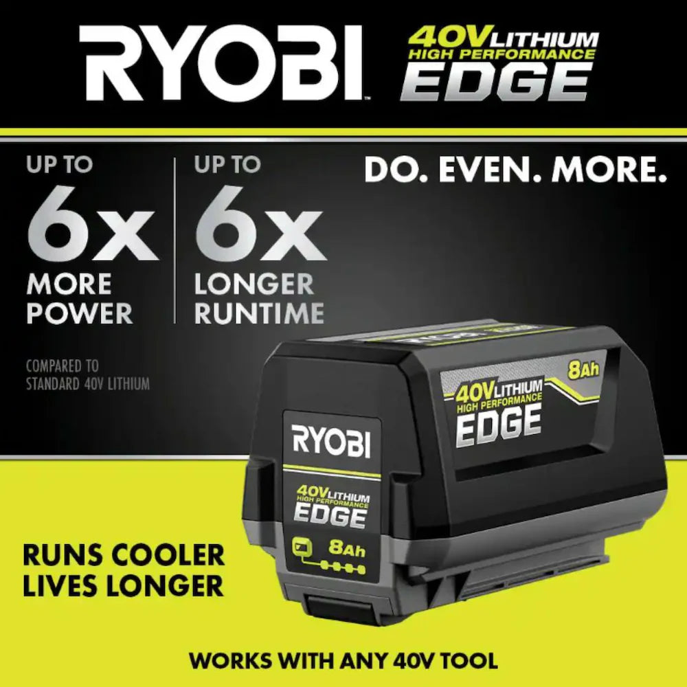 RYOBI 40V 8.0 Ah Lithium-Ion High Performance EDGE Battery