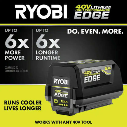 RYOBI 40V 8.0 Ah Lithium-Ion High Performance EDGE Battery